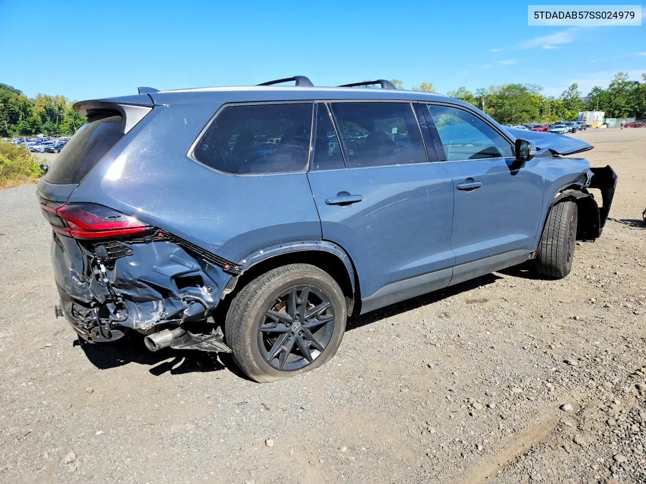 2025 TOYOTA GRAND HIGHLANDER VIN 5TDADAB57SS024979 — фото 3