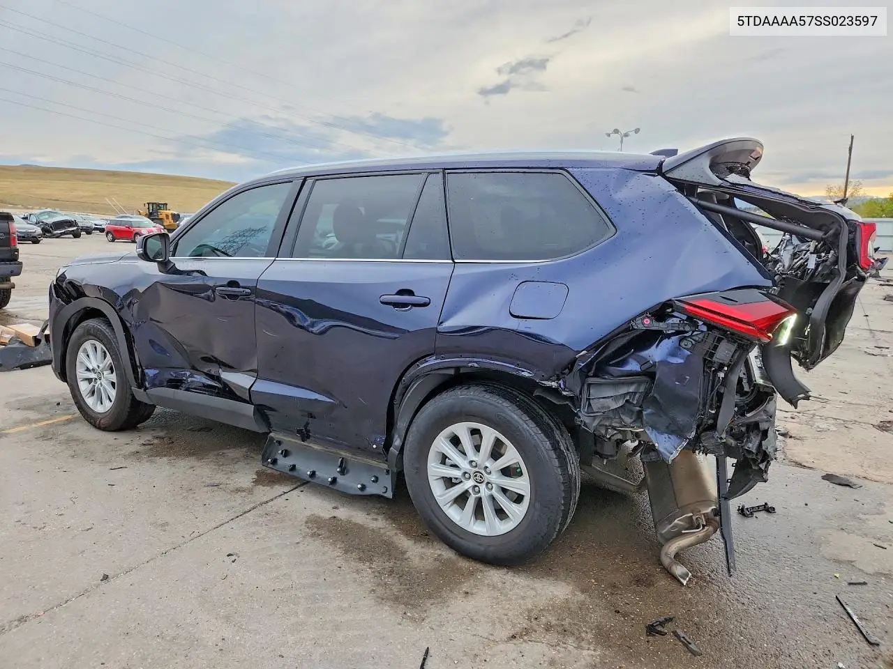 2025 TOYOTA GRAND HIGHLANDER VIN 5TDAAAA57SS023597 — фото 2