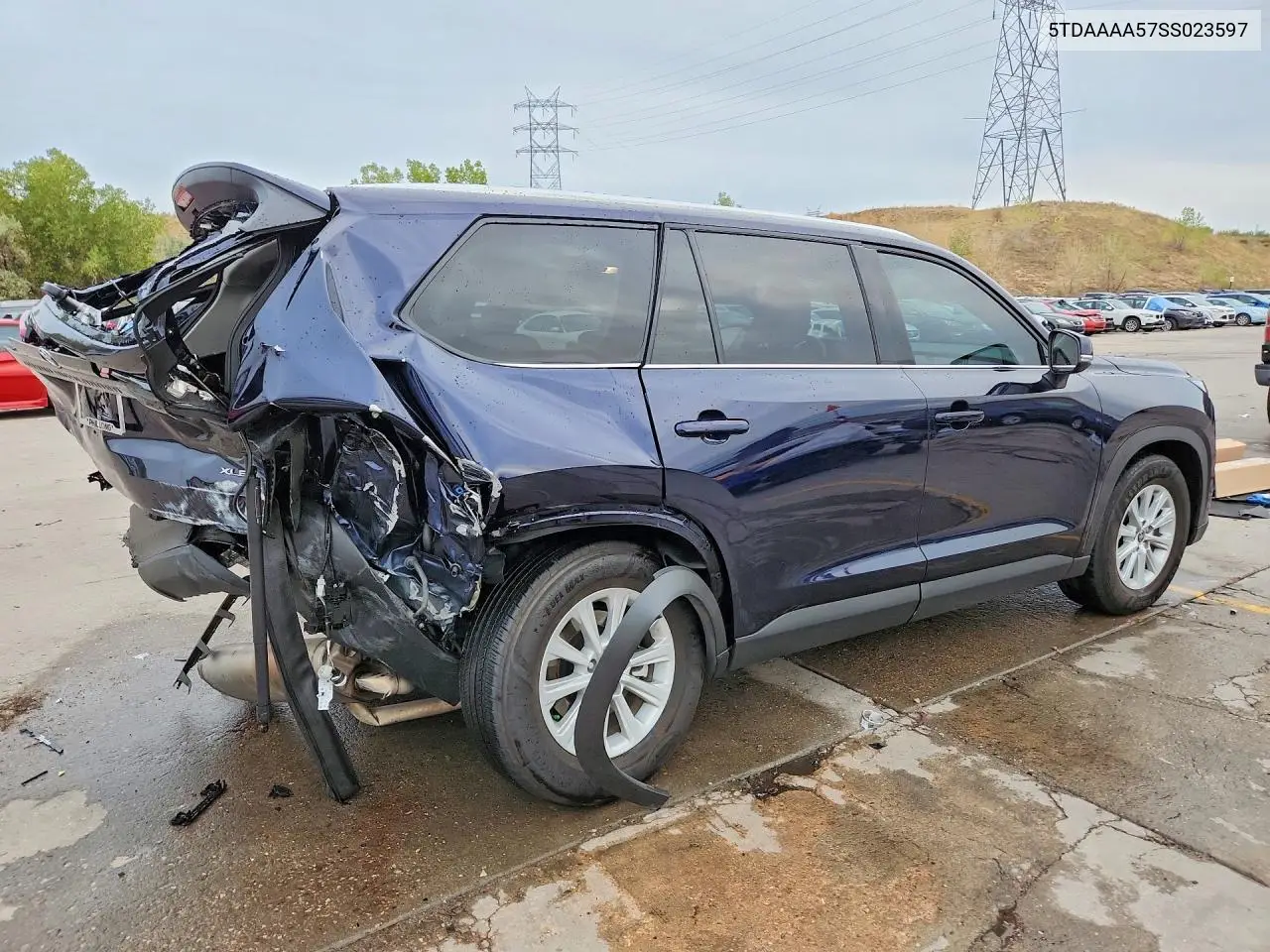 2025 TOYOTA GRAND HIGHLANDER VIN 5TDAAAA57SS023597 — фото 3