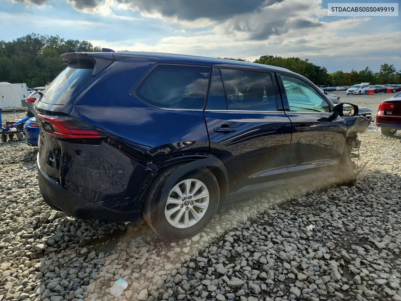 2025 TOYOTA GRAND HIGHLANDER VIN 5TDACAB50SS049919 — фото 3