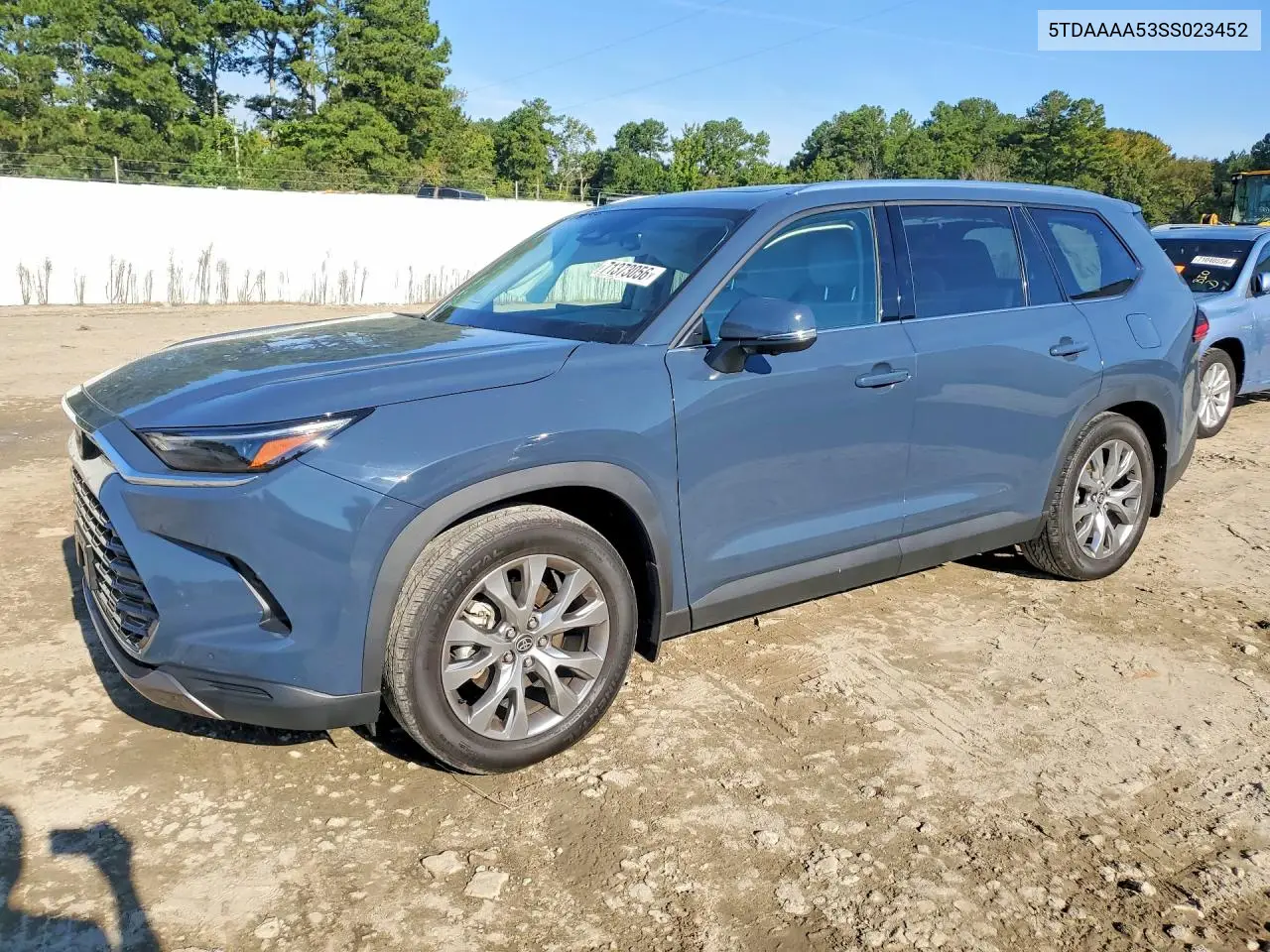 TOYOTA GRAND HIGHLANDER 2025, VIN 5TDAAAA53SS023452