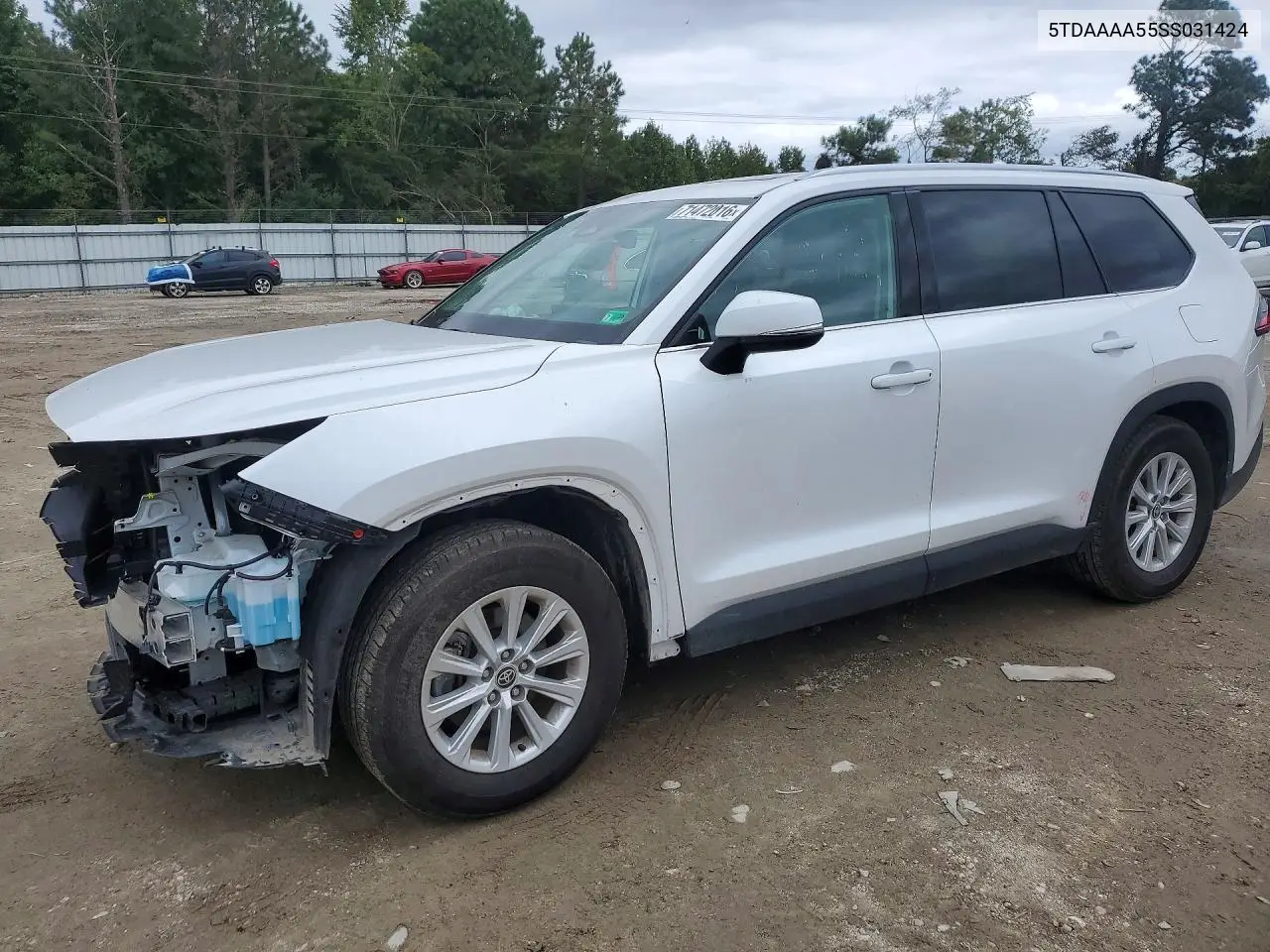 TOYOTA GRAND HIGHLANDER 2025, VIN 5TDAAAA55SS031424