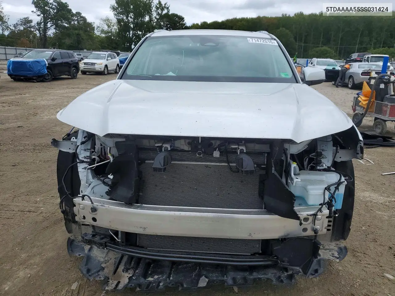2025 TOYOTA GRAND HIGHLANDER VIN 5TDAAAA55SS031424 — фото 5