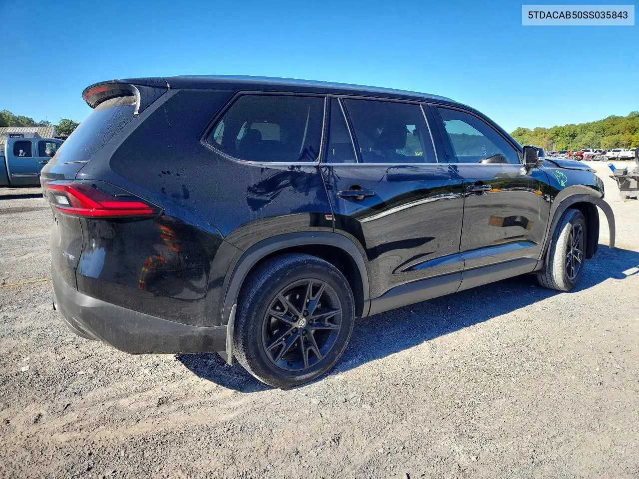 2025 TOYOTA GRAND HIGHLANDER VIN 5TDACAB50SS035843 — фото 3