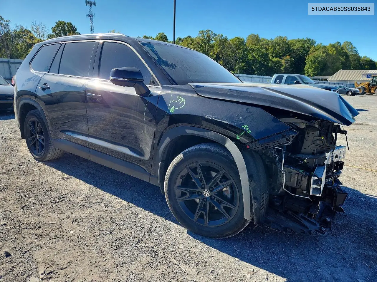 2025 TOYOTA GRAND HIGHLANDER VIN 5TDACAB50SS035843 — фото 4