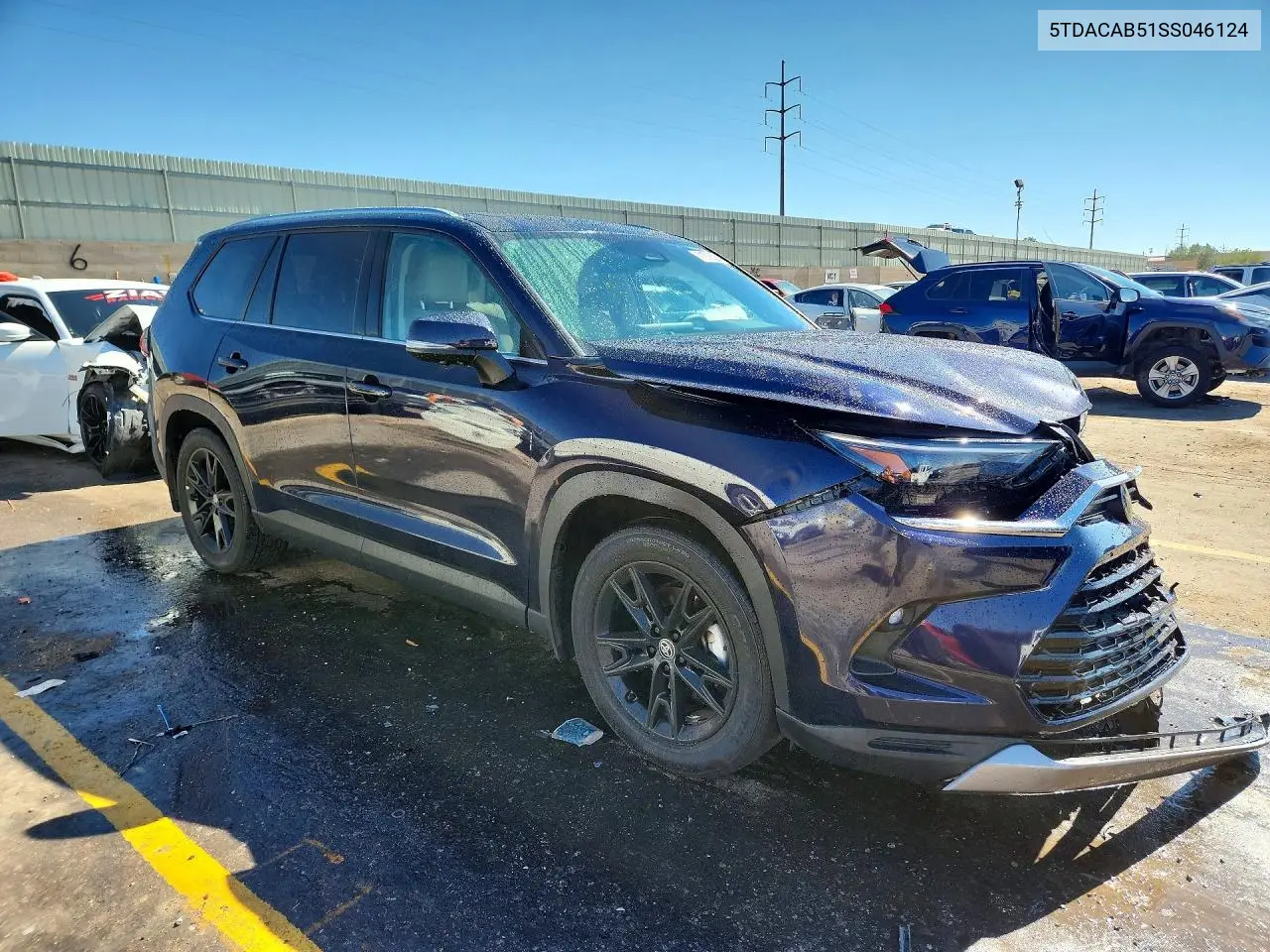 2025 TOYOTA GRAND HIGHLANDER VIN 5TDACAB51SS046124 — фото 4