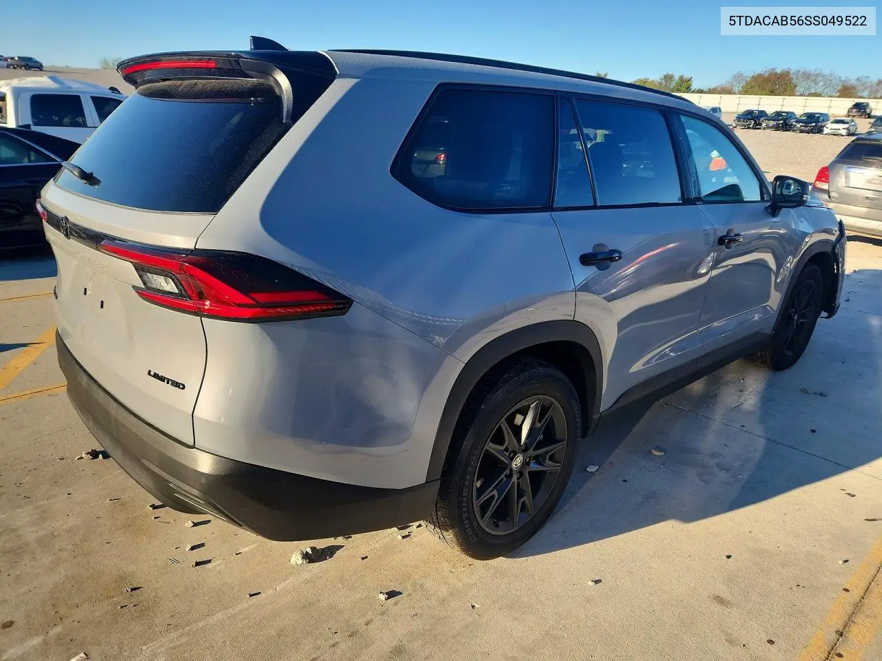 2025 TOYOTA GRAND HIGHLANDER VIN 5TDACAB56SS049522 — фото 3
