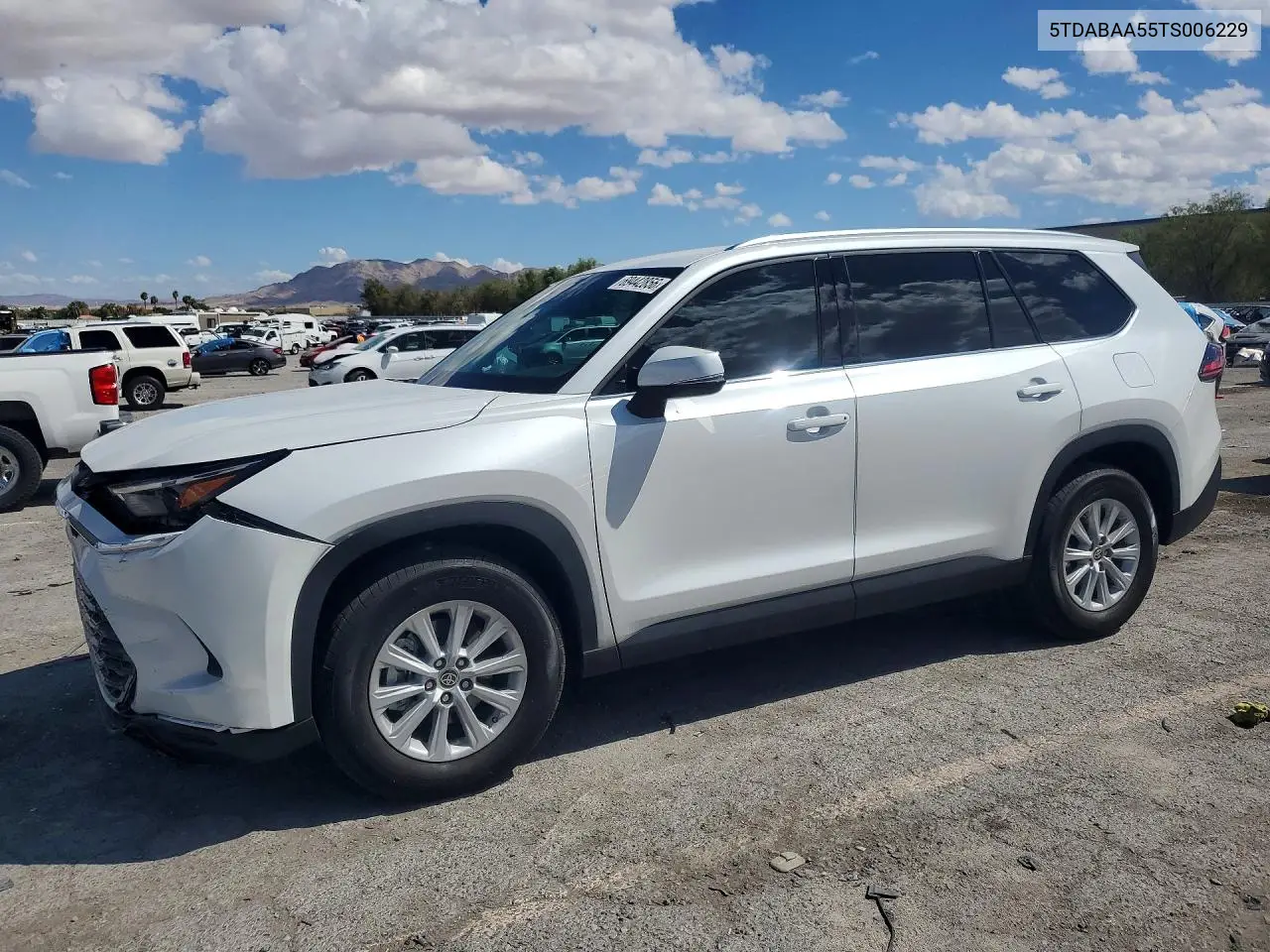 TOYOTA GRAND HIGHLANDER 2026, VIN 5TDABAA55TS006229