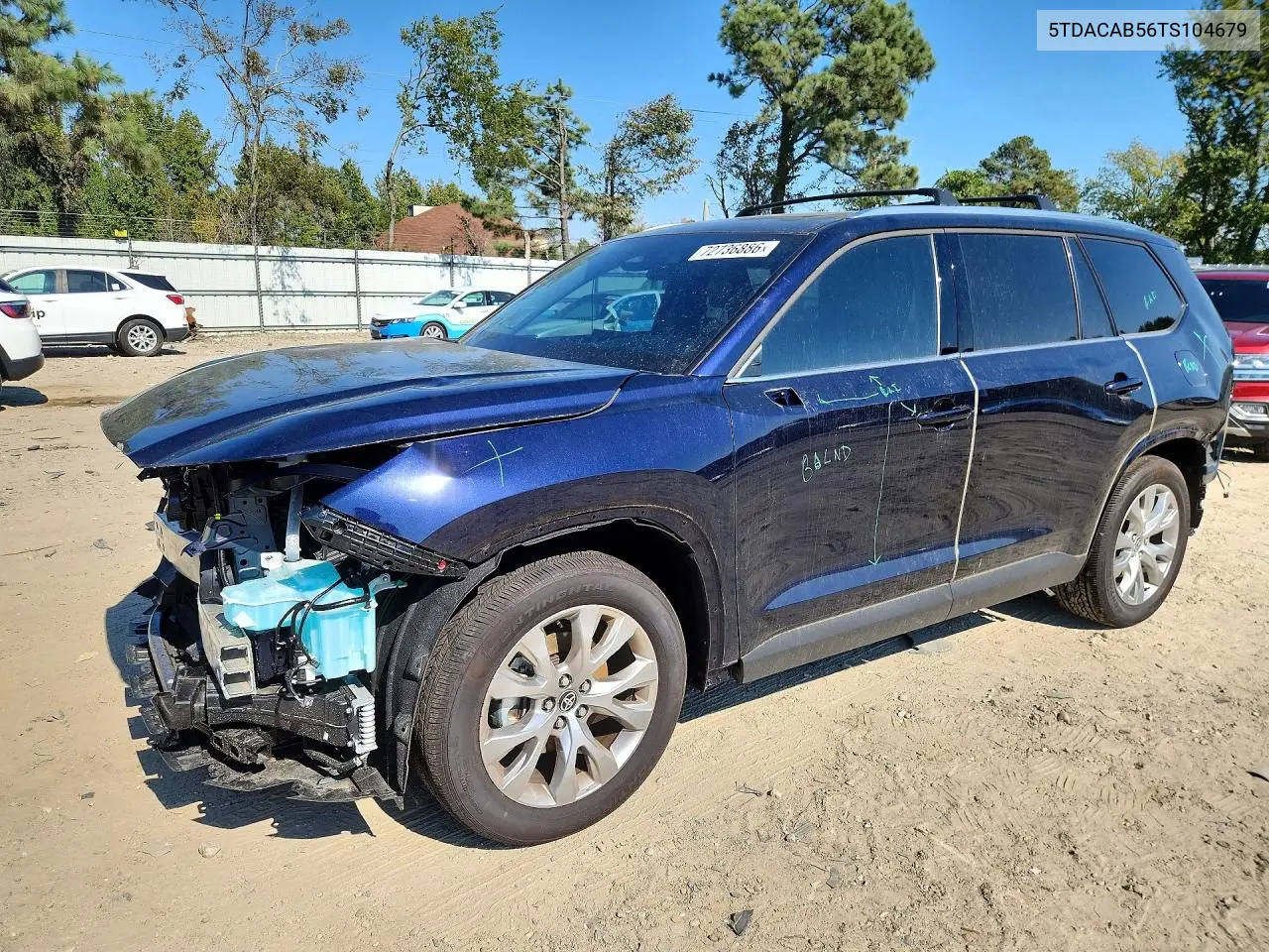 TOYOTA GRAND HIGHLANDER 2026, VIN 5TDACAB56TS104679