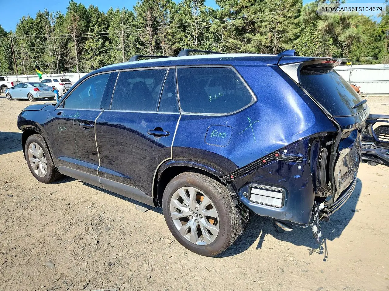 2026 TOYOTA GRAND HIGHLANDER VIN 5TDACAB56TS104679 — фото 2