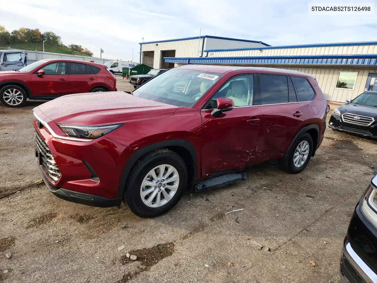 TOYOTA GRAND HIGHLANDER 2026, VIN 5TDACAB52TS126498