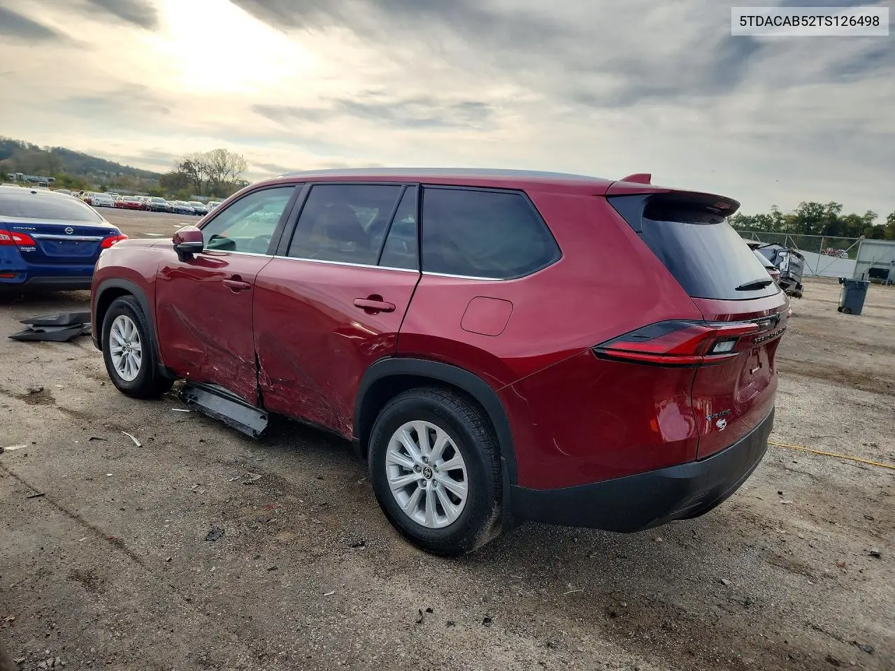 2026 TOYOTA GRAND HIGHLANDER VIN 5TDACAB52TS126498 — фото 2