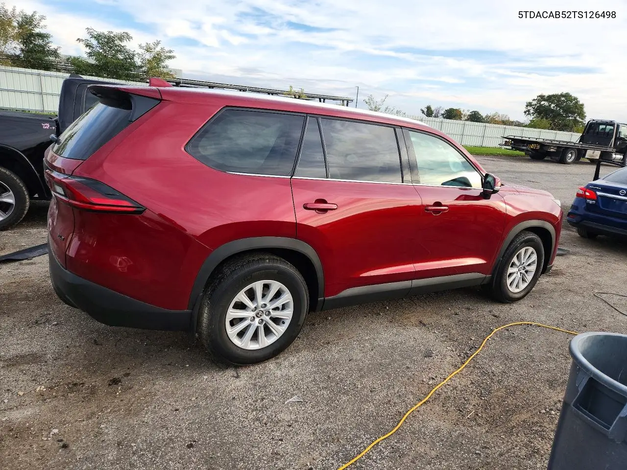 2026 TOYOTA GRAND HIGHLANDER VIN 5TDACAB52TS126498 — фото 3