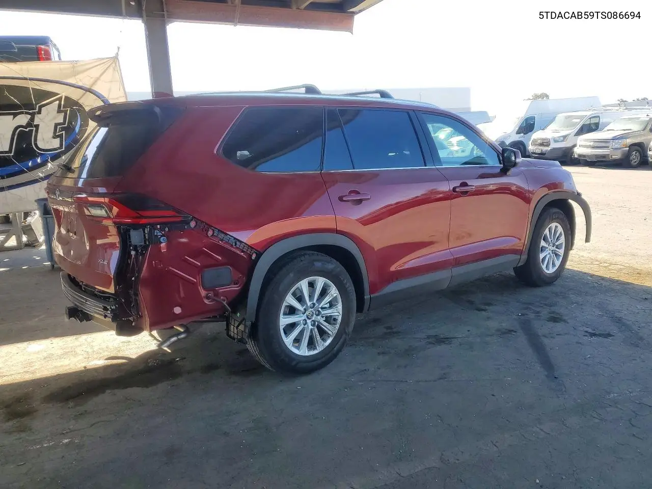 2026 TOYOTA GRAND HIGHLANDER VIN 5TDACAB59TS086694 — фото 3