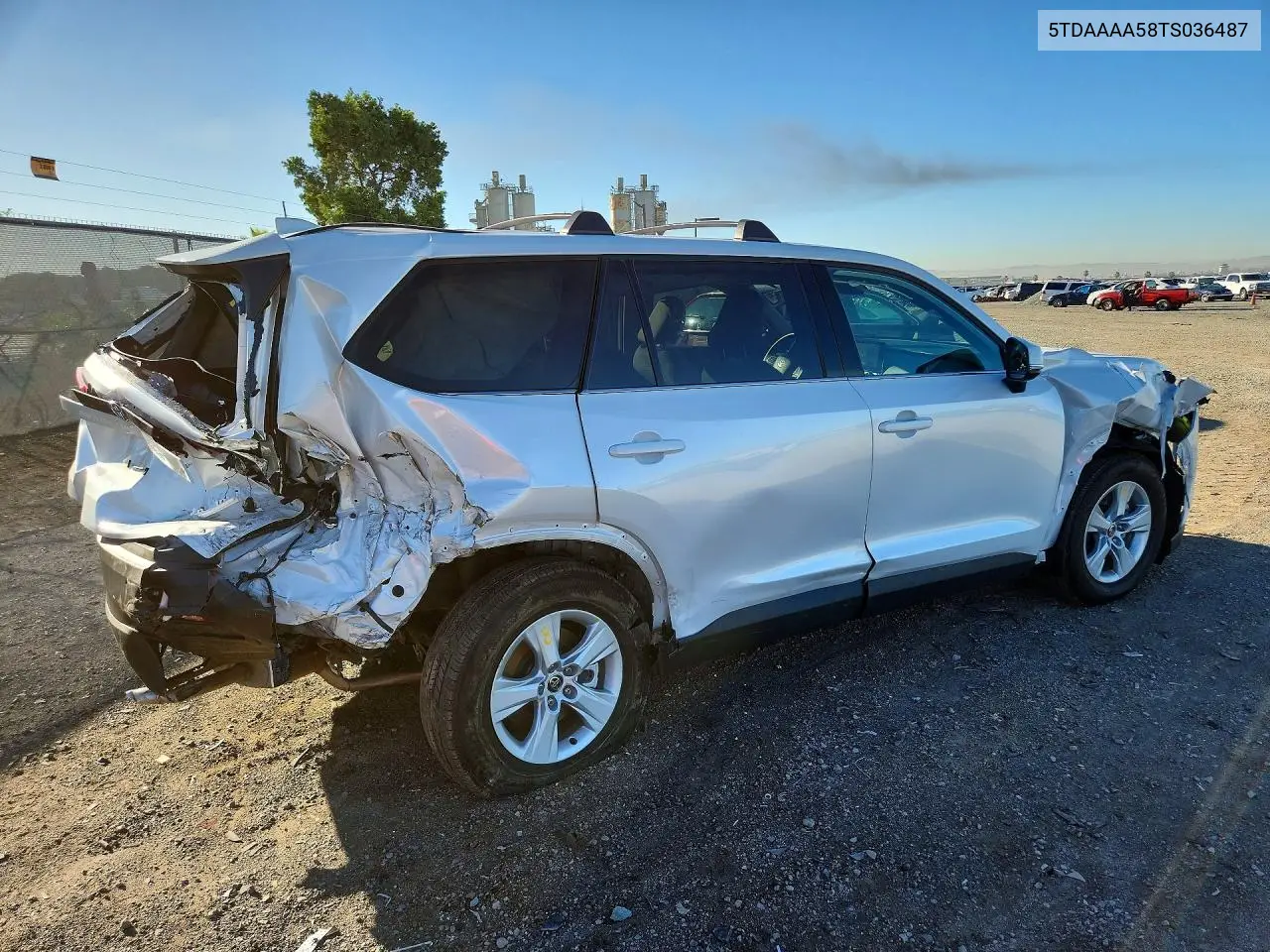 2026 TOYOTA GRAND HIGHLANDER VIN 5TDAAAA58TS036487 — фото 3