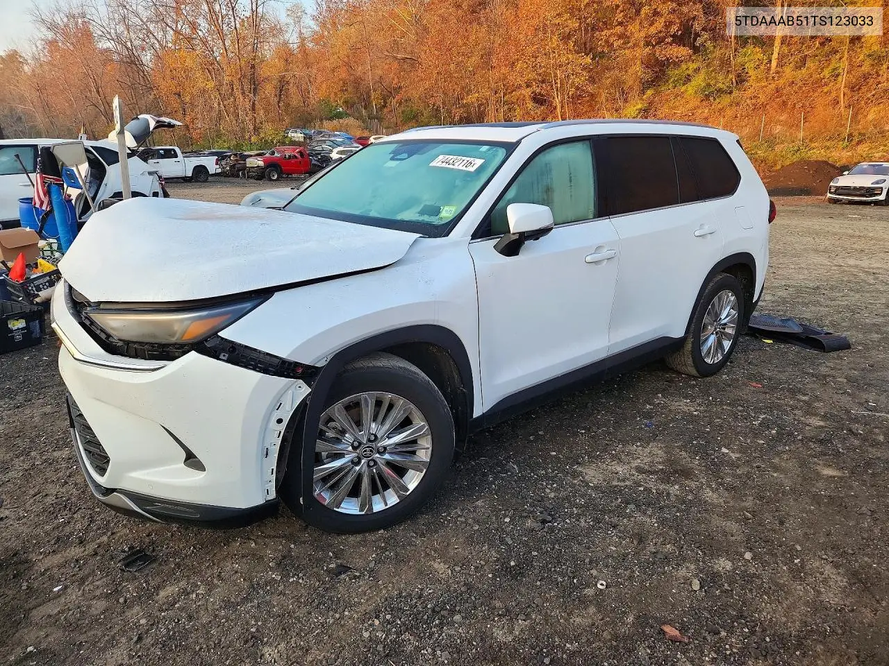 TOYOTA GRAND HIGHLANDER 2026, VIN 5TDAAAB51TS123033