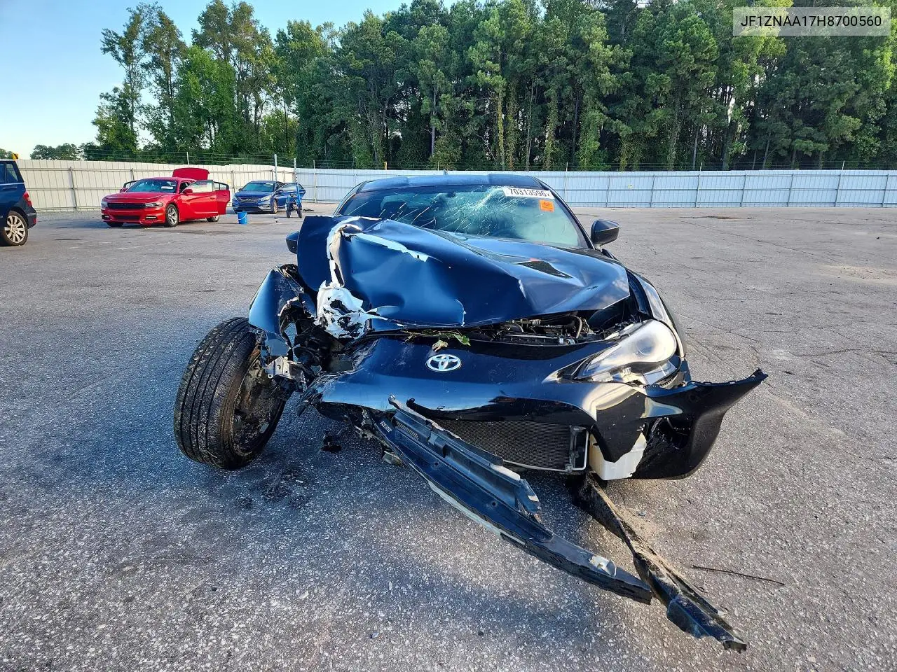 2017 TOYOTA GT86 VIN JF1ZNAA17H8700560 — фото 5