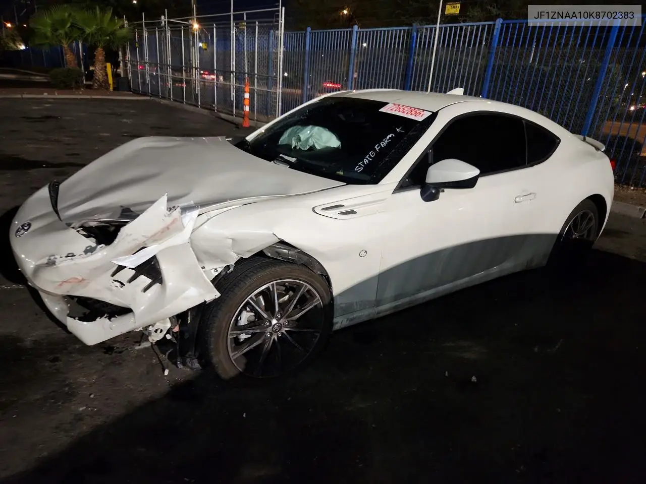TOYOTA GT86 2019, VIN JF1ZNAA10K8702383