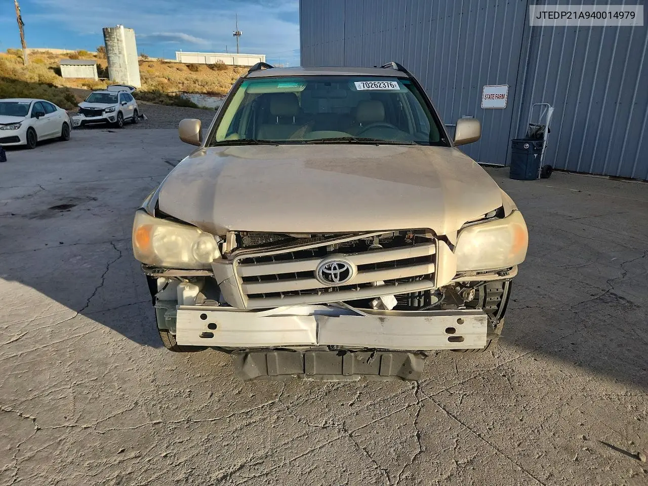 2004 TOYOTA HIGHLANDER VIN JTEDP21A940014979 — фото 5