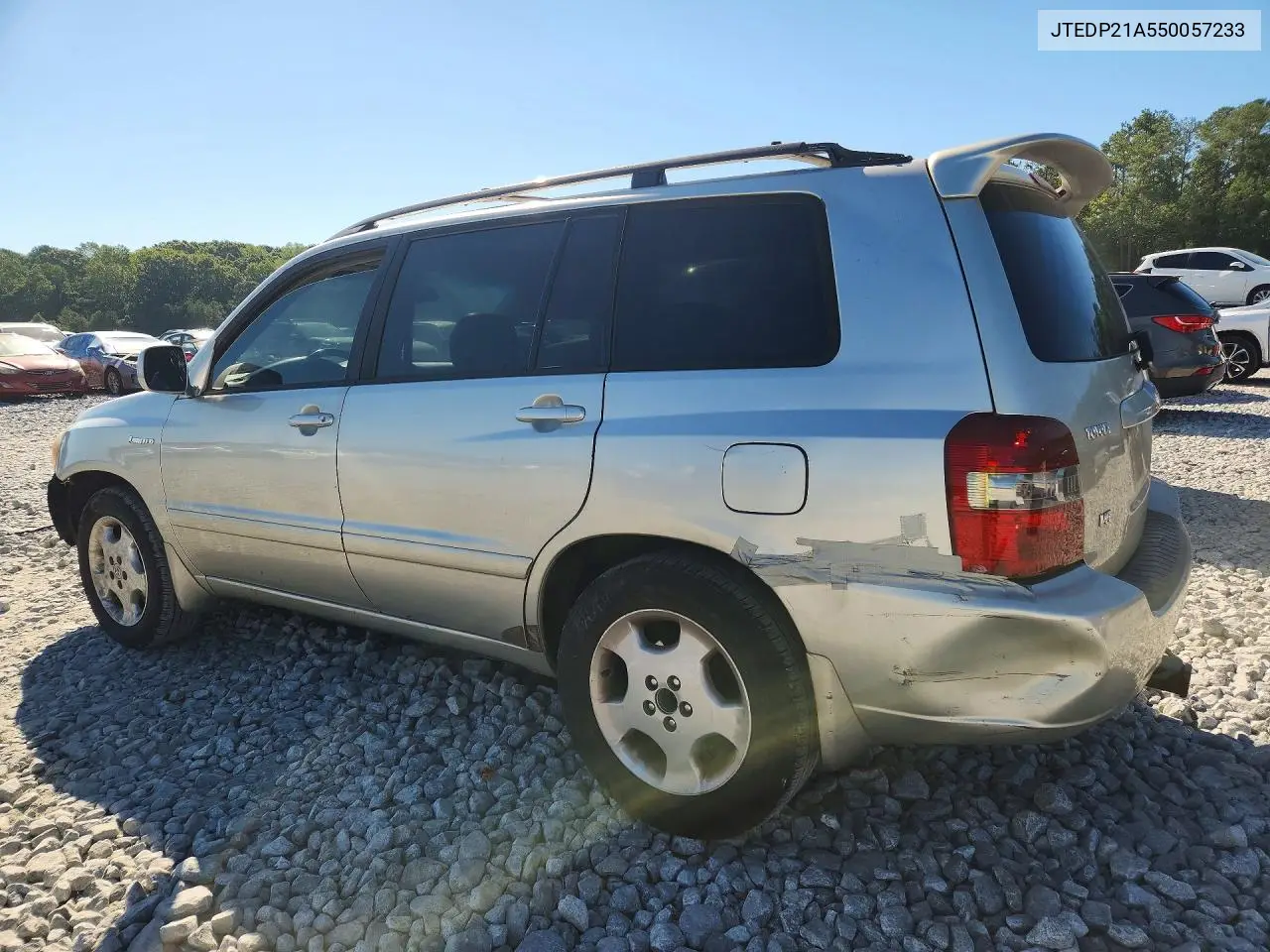 2005 TOYOTA HIGHLANDER VIN JTEDP21A550057233 — фото 2