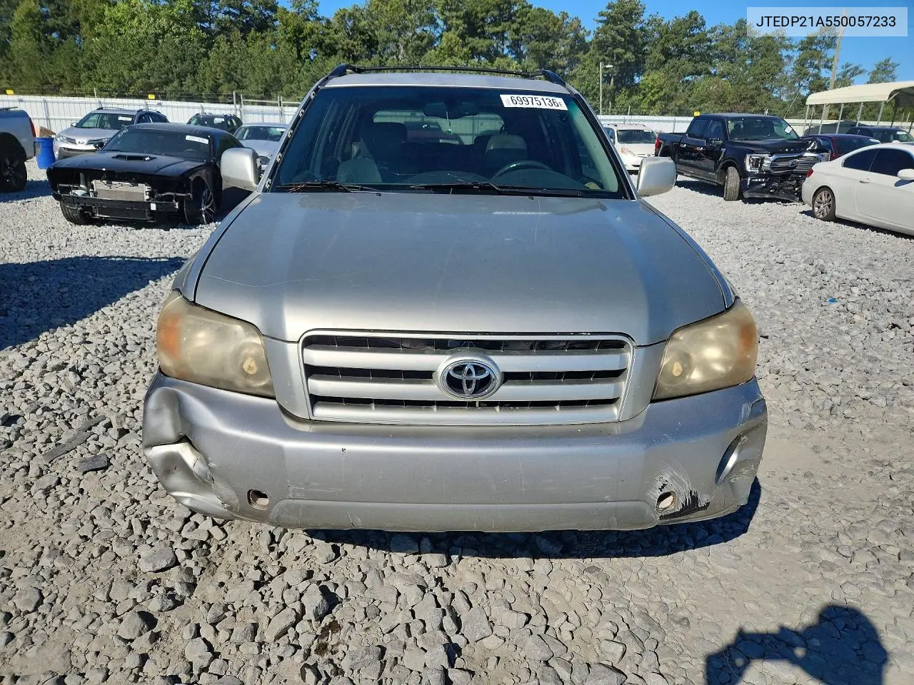 2005 TOYOTA HIGHLANDER VIN JTEDP21A550057233 — фото 5