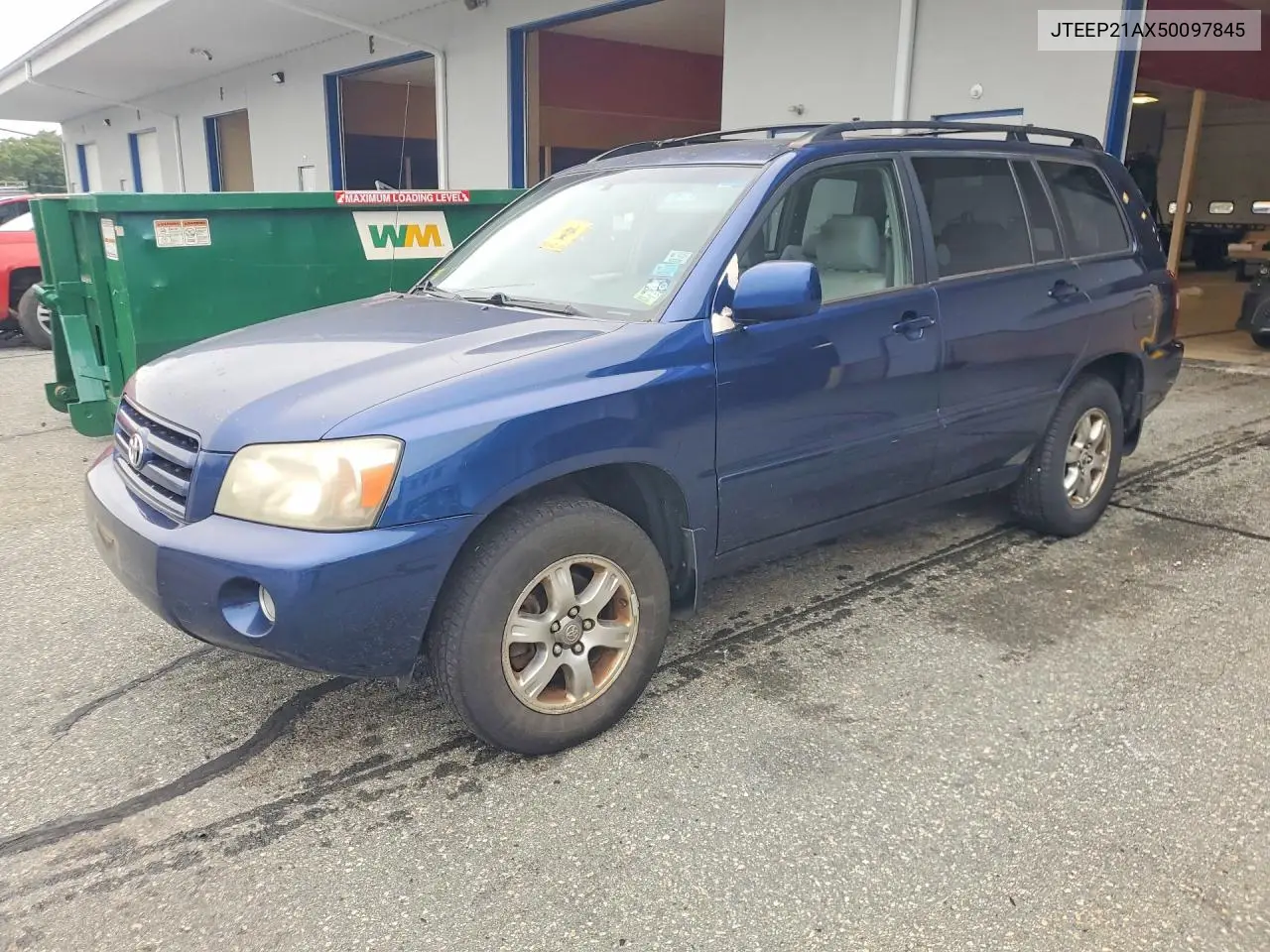 TOYOTA HIGHLANDER 2005, VIN JTEEP21AX50097845