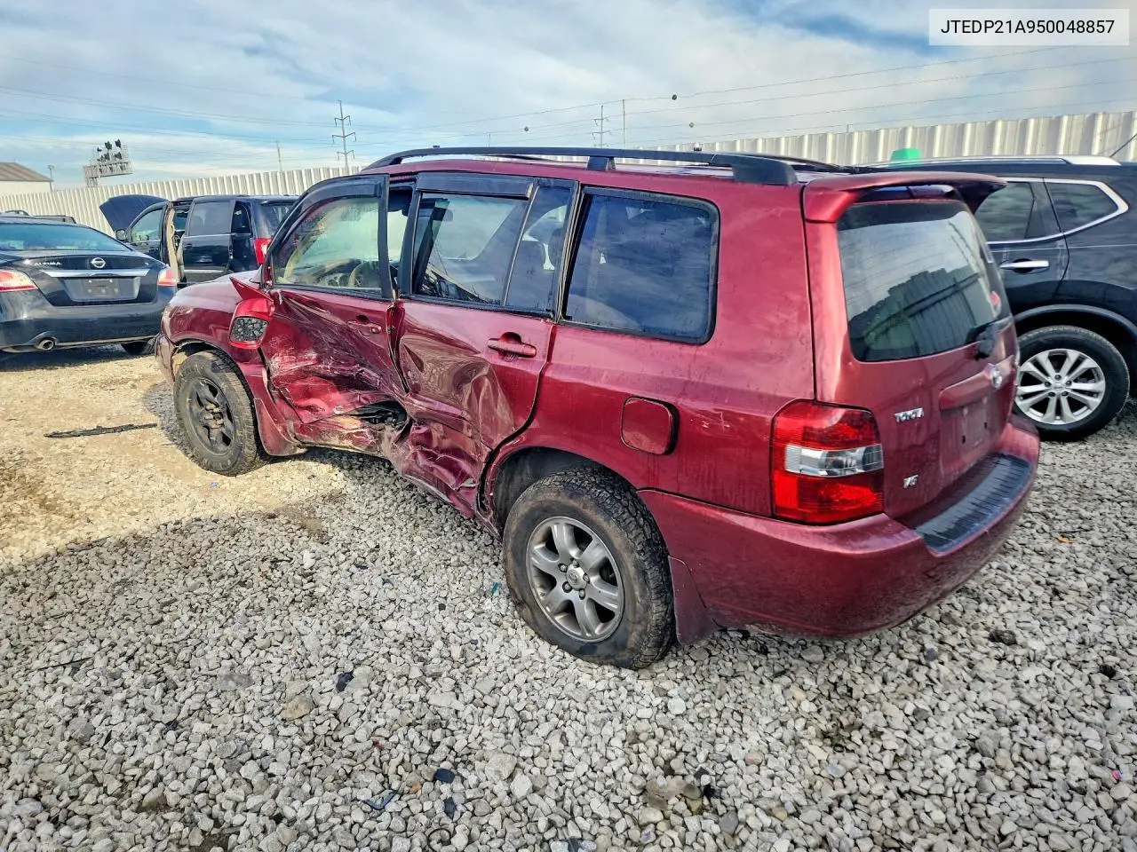 2005 TOYOTA HIGHLANDER VIN JTEDP21A950048857 — фото 2