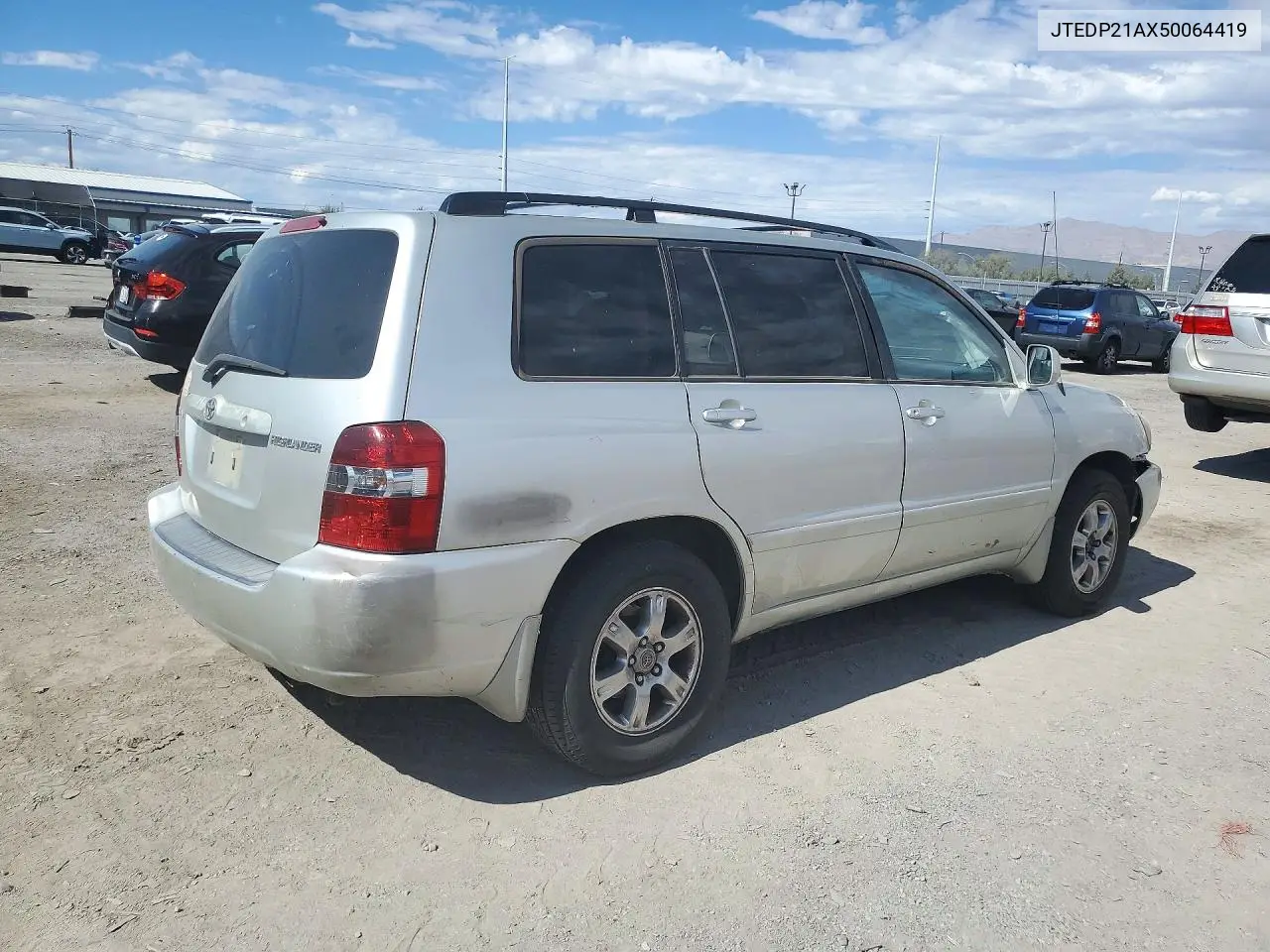 2005 TOYOTA HIGHLANDER VIN JTEDP21AX50064419 — фото 3