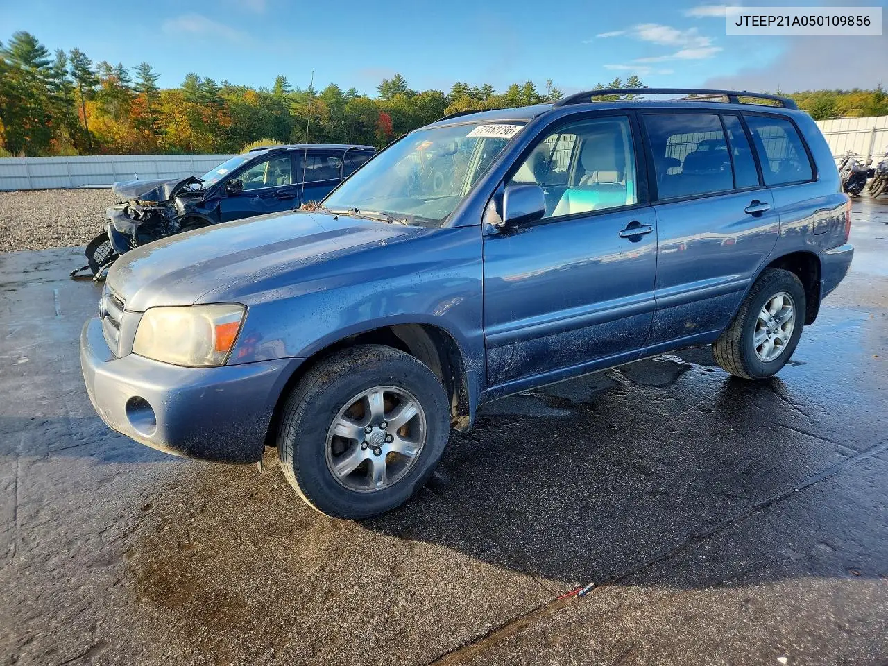 TOYOTA HIGHLANDER 2005, VIN JTEEP21A050109856
