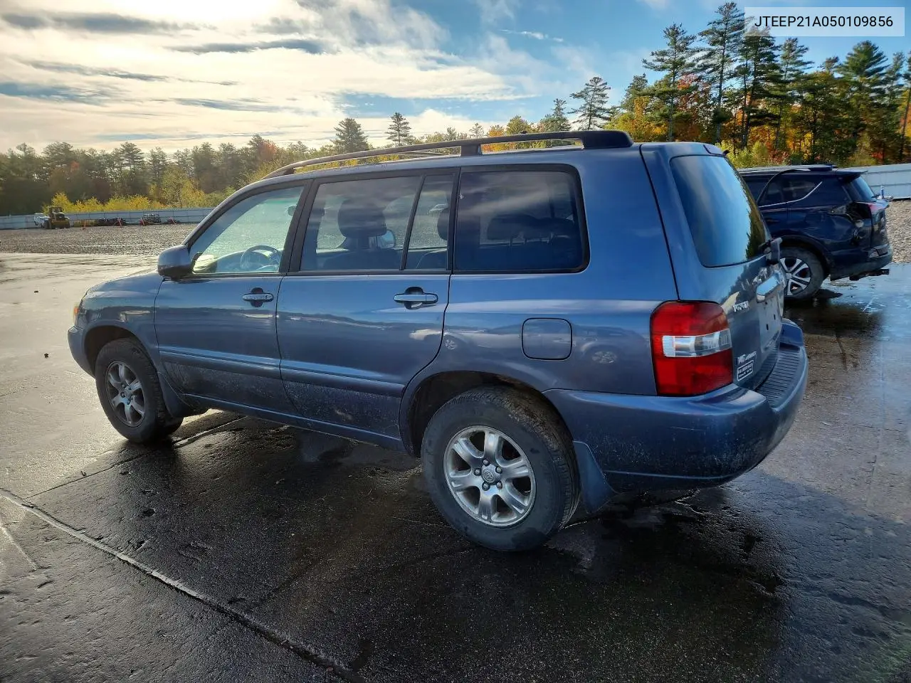 2005 TOYOTA HIGHLANDER VIN JTEEP21A050109856 — фото 2