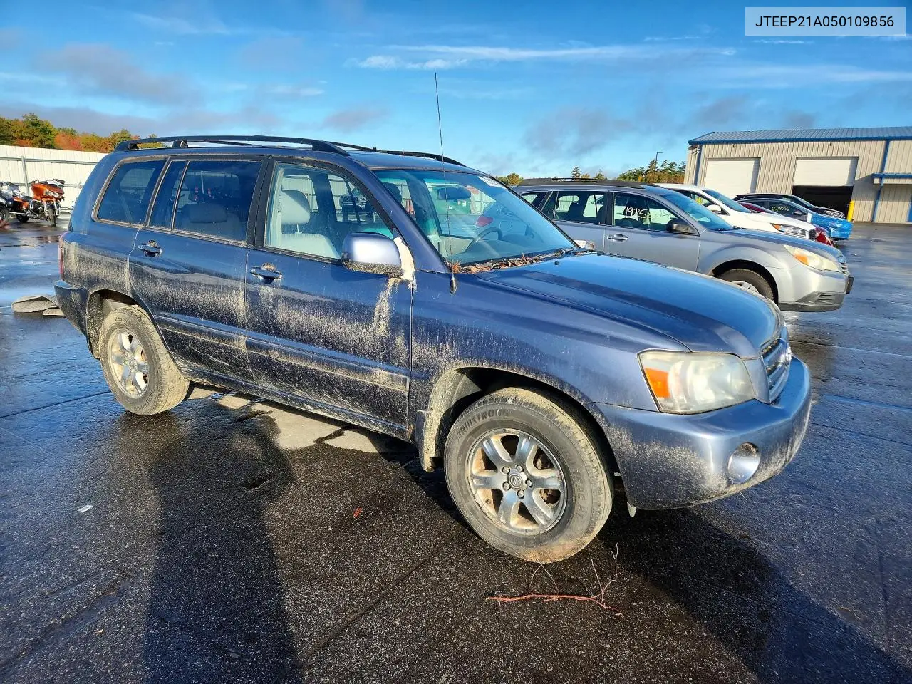2005 TOYOTA HIGHLANDER VIN JTEEP21A050109856 — фото 4