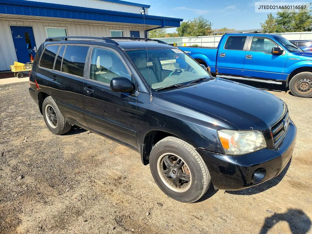 2005 TOYOTA HIGHLANDER VIN JTEDD21A650116587 — фото 5