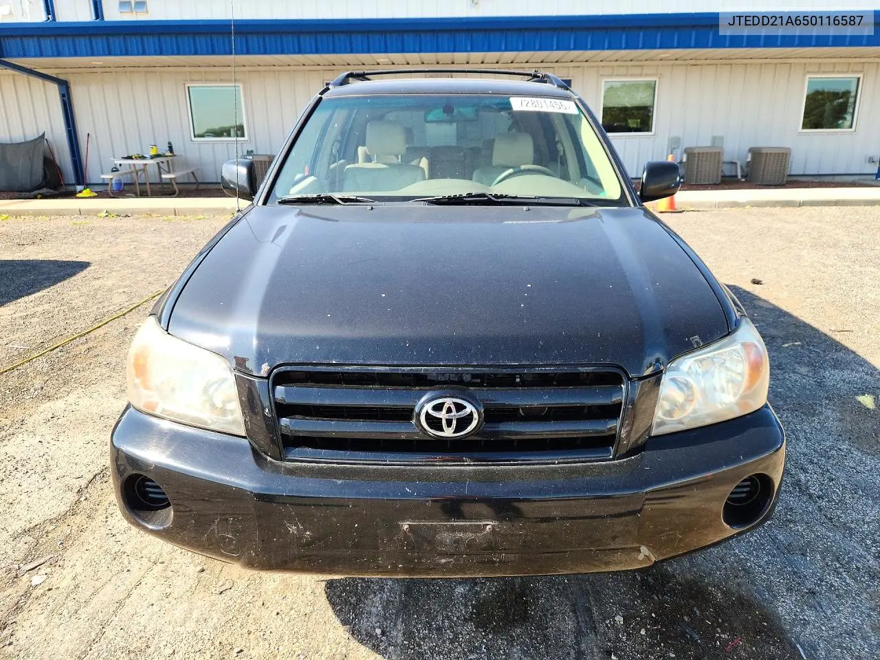 TOYOTA HIGHLANDER 2005, VIN JTEDD21A650116587