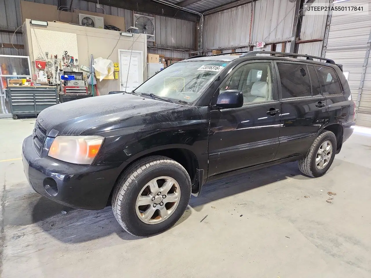 TOYOTA HIGHLANDER 2005, VIN JTEEP21A550117841
