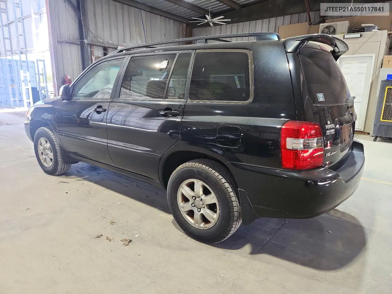 2005 TOYOTA HIGHLANDER VIN JTEEP21A550117841 — фото 2
