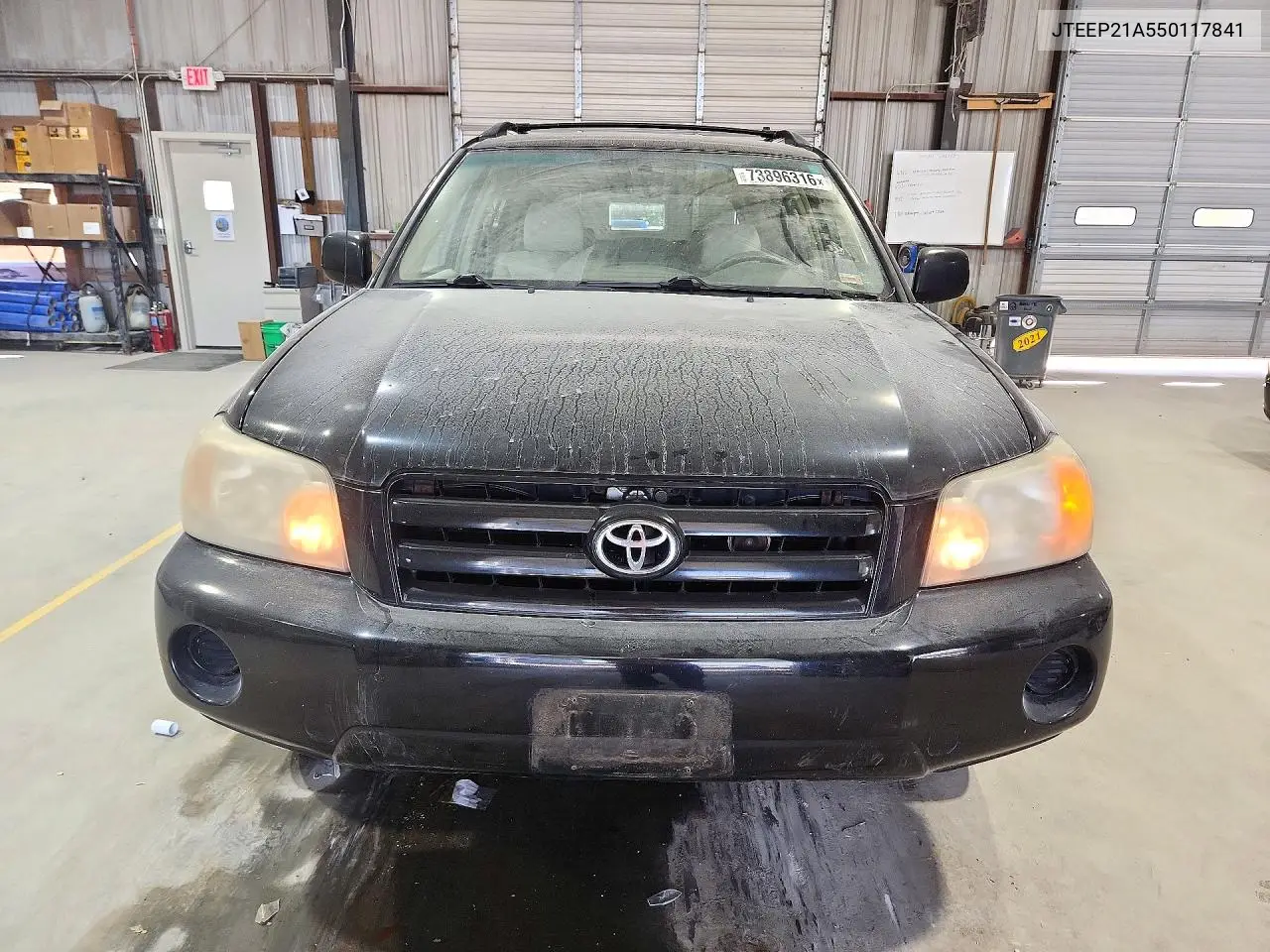 2005 TOYOTA HIGHLANDER VIN JTEEP21A550117841 — фото 5