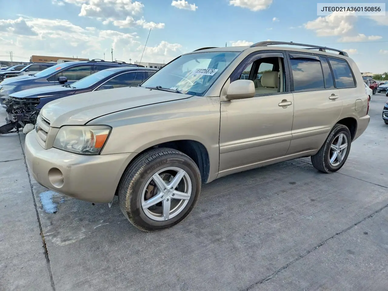 TOYOTA HIGHLANDER 2006, VIN JTEGD21A360150856