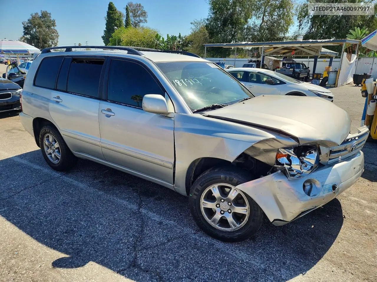 2006 TOYOTA HIGHLANDER VIN JTEDP21A460097997 — фото 4