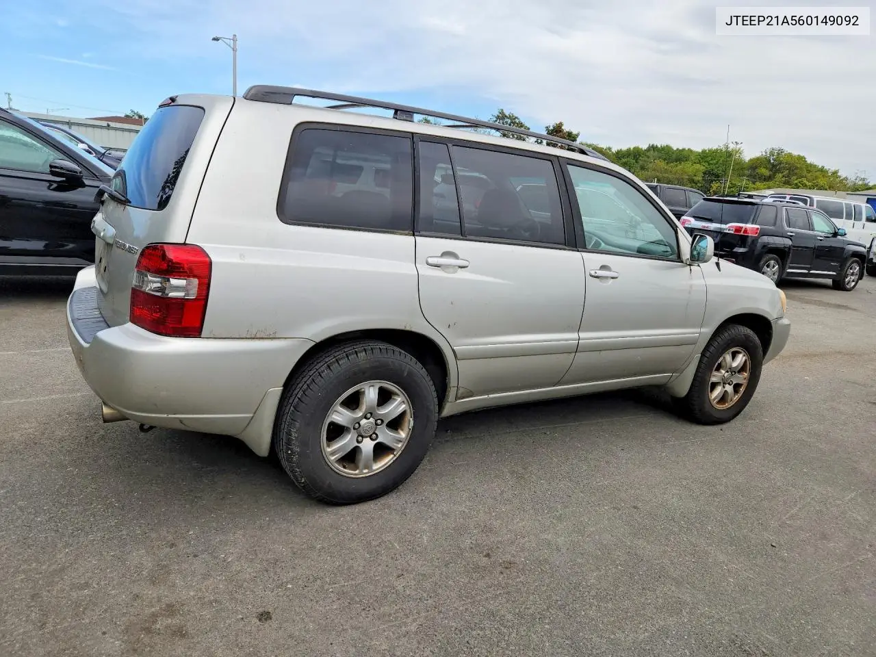 2006 TOYOTA HIGHLANDER VIN JTEEP21A560149092 — фото 3