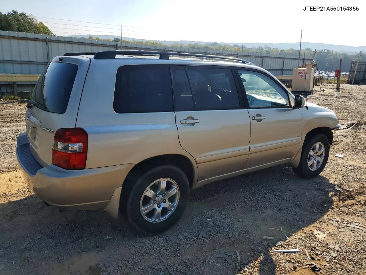 TOYOTA HIGHLANDER 2006, VIN JTEEP21A560154356