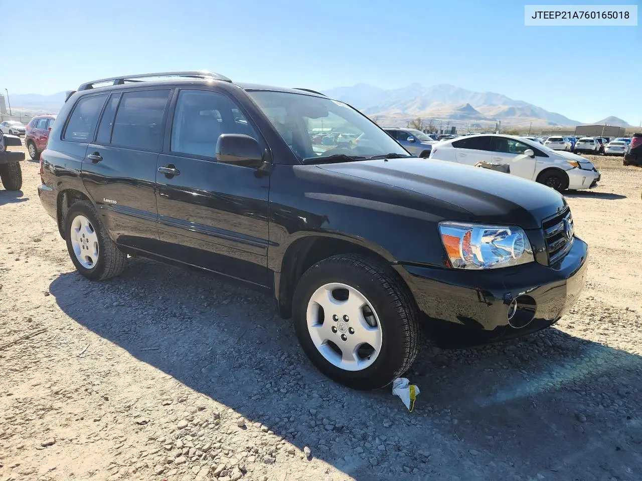 2006 TOYOTA HIGHLANDER VIN JTEEP21A760165018 — фото 4