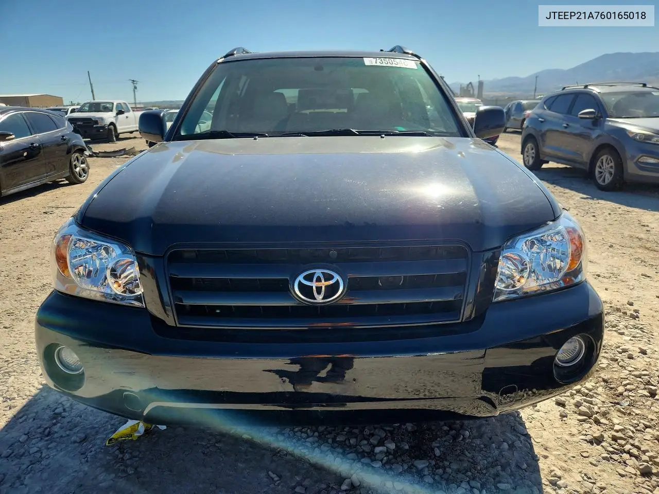 2006 TOYOTA HIGHLANDER VIN JTEEP21A760165018 — фото 5