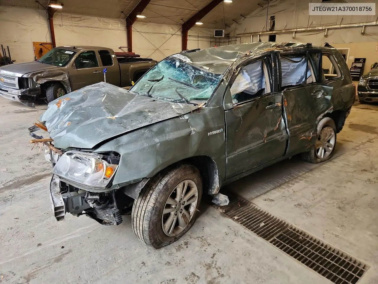 TOYOTA HIGHLANDER 2007, VIN JTEGW21A370018756