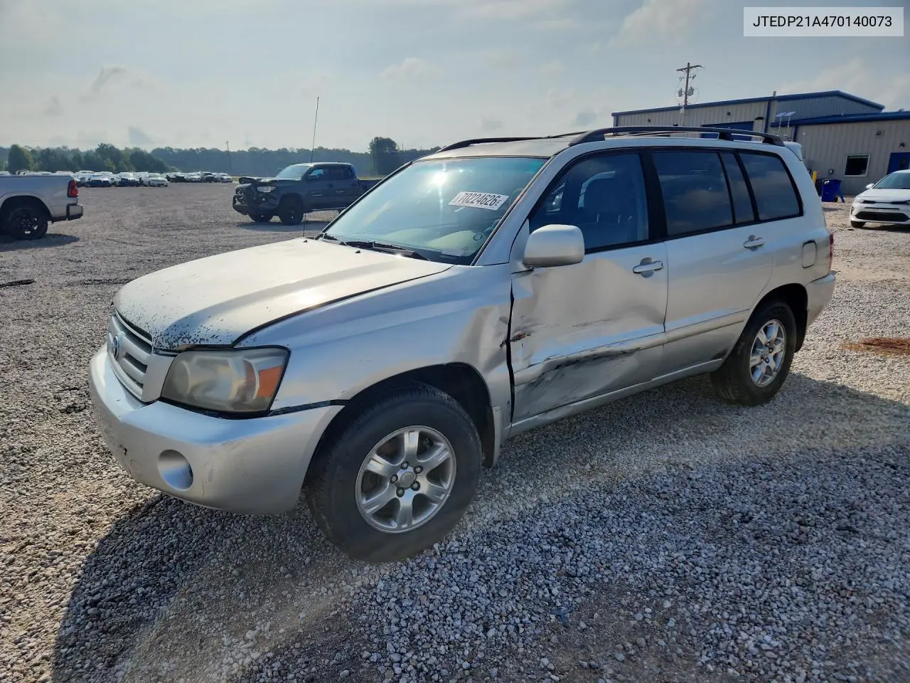 TOYOTA HIGHLANDER 2007, VIN JTED921A470140073