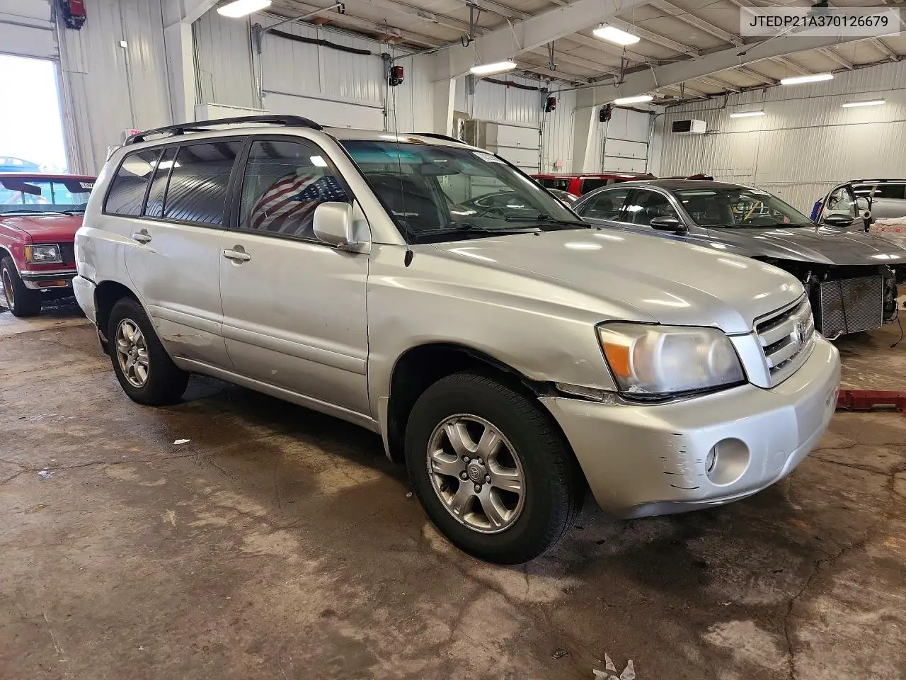 2007 TOYOTA HIGHLANDER VIN JTEDP21A370126679 — фото 4