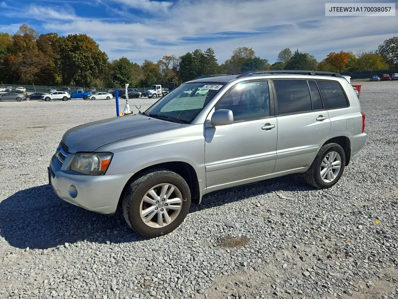 TOYOTA HIGHLANDER 2007, VIN JTEEW21A170038057