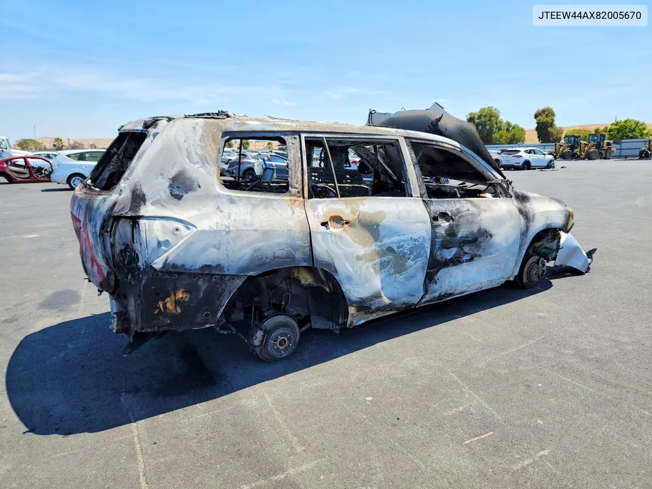 2008 TOYOTA HIGHLANDER VIN JTEEW44AX82005670 — фото 3