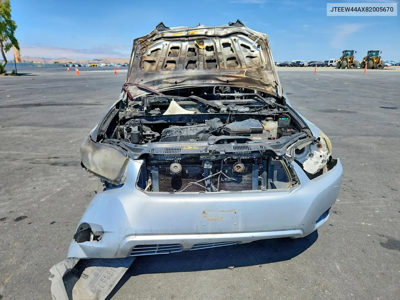 2008 TOYOTA HIGHLANDER VIN JTEEW44AX82005670 — фото 5