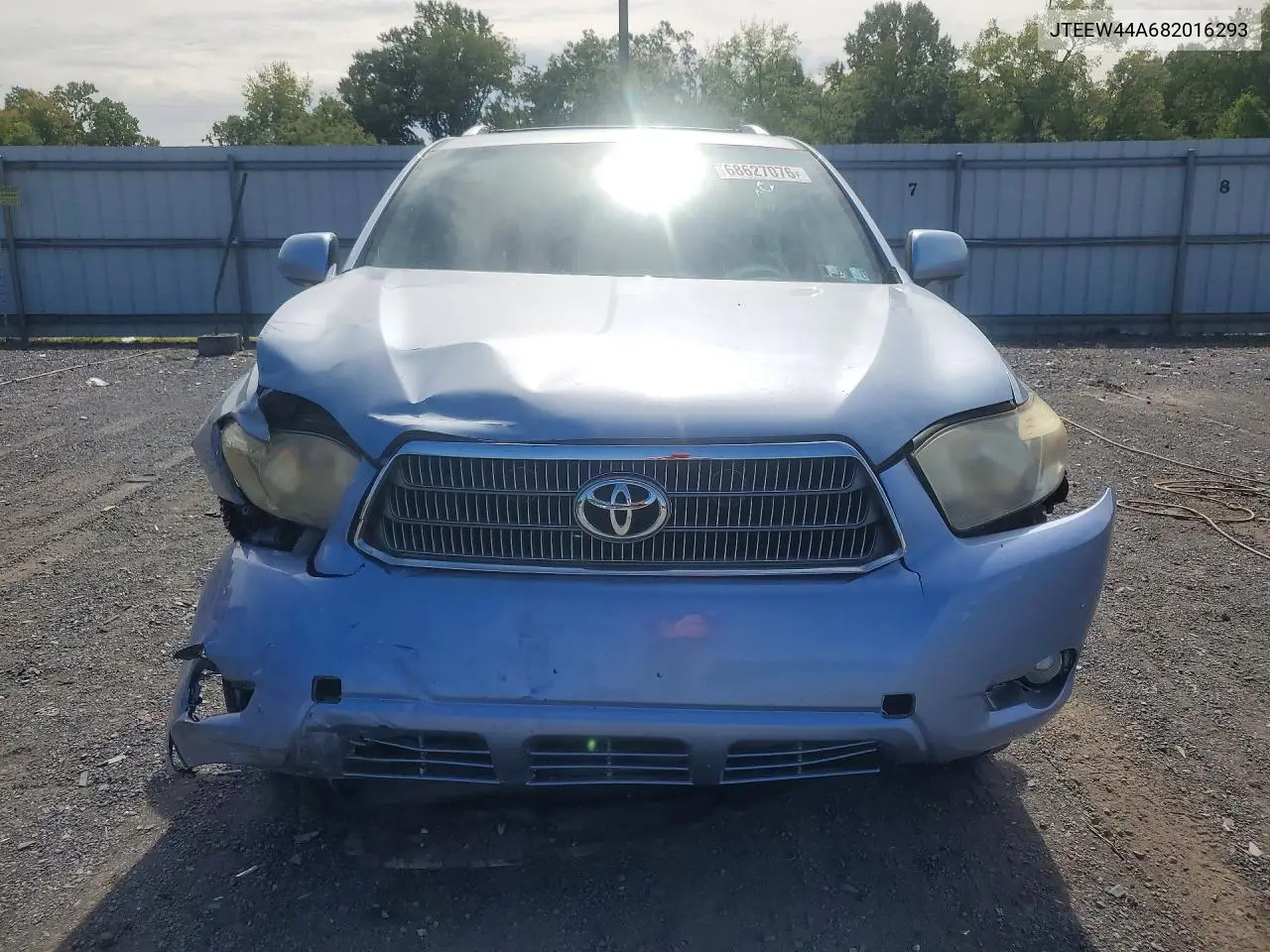 2008 TOYOTA HIGHLANDER VIN JTEEW44A682016293 — фото 5