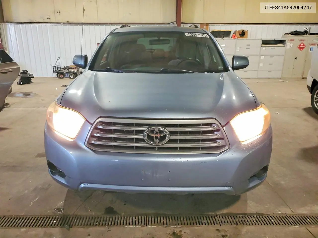 TOYOTA HIGHLANDER 2008, VIN JTEES41A582004247